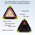 LED Red Triangle Emergency Warning Lamp